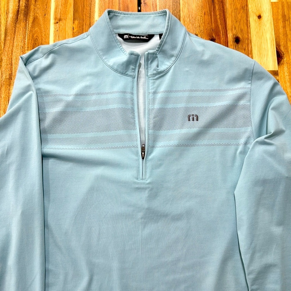 NWOT Travis Mathew men’s golf long sleeve half zip, Size L